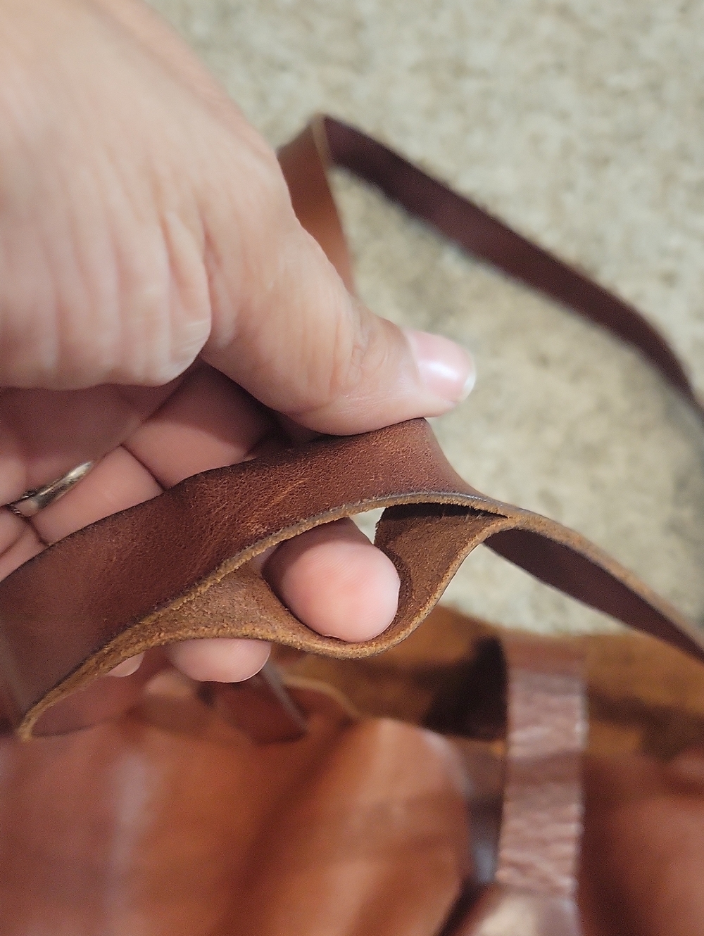 Madewell Marin Leather Tote Bag - Picture 6 of 10